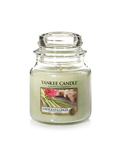 Yankee Candle Lemongrass and Ginger Medium Jar